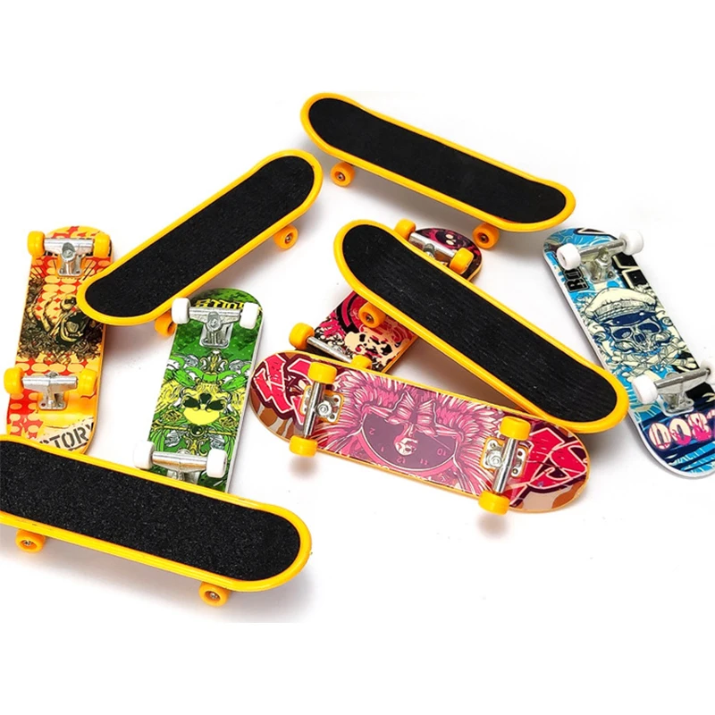 5/10Pcs Finger Skateboard Kids Toys Professional Mini Finger Skate Board  Alloy Stent Children Christmas Party Favors Gift