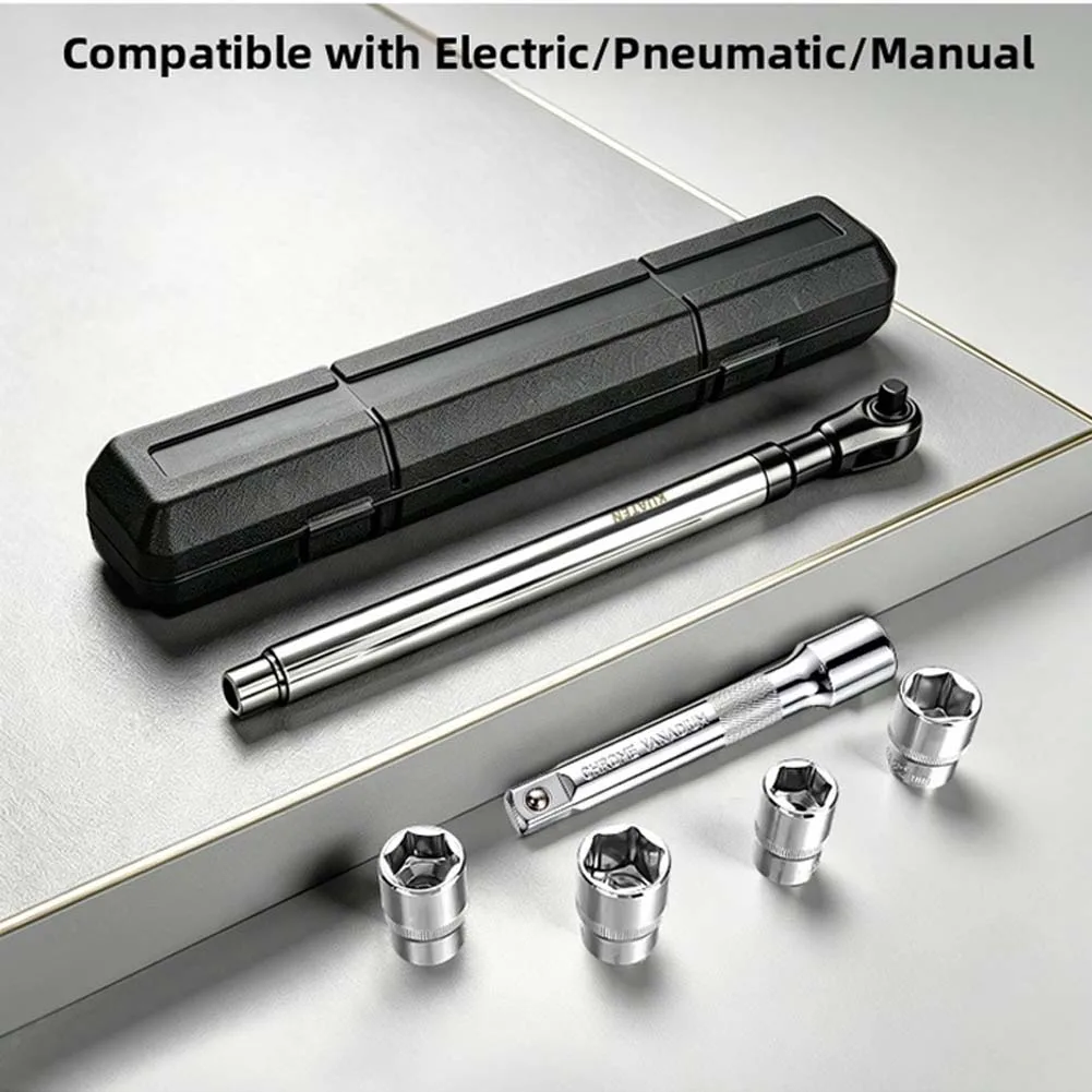 

1pc 72 Tooth 1/2inch Heavy Duty Extended Ratchet Wrench Electric Pneumatic Manual Tools For Workshop Equipment Repair