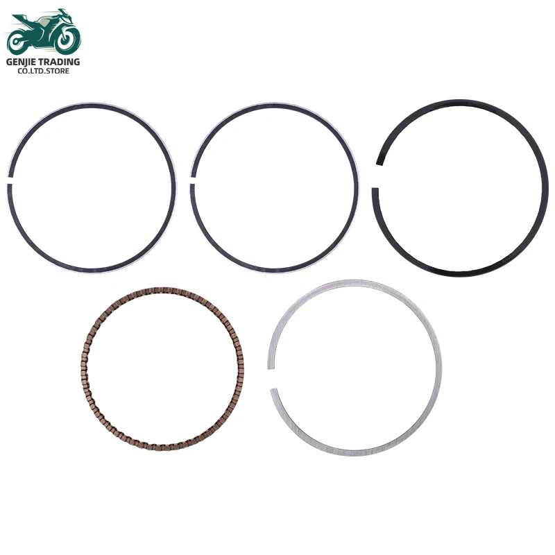 

48mm 48.25mm 48.5mm STD +25 +50 0.25 0.5 250CC Motorcycle Engine Cylinder Piston Rings For Yamaha FZ250 Fazer 1985 1HX-11610-00