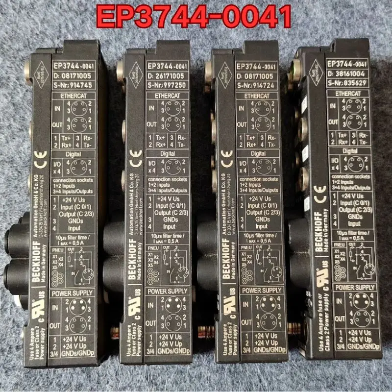 Second-hand PLC module EP3744-0041 function test is normal Latest Pricing for 2026