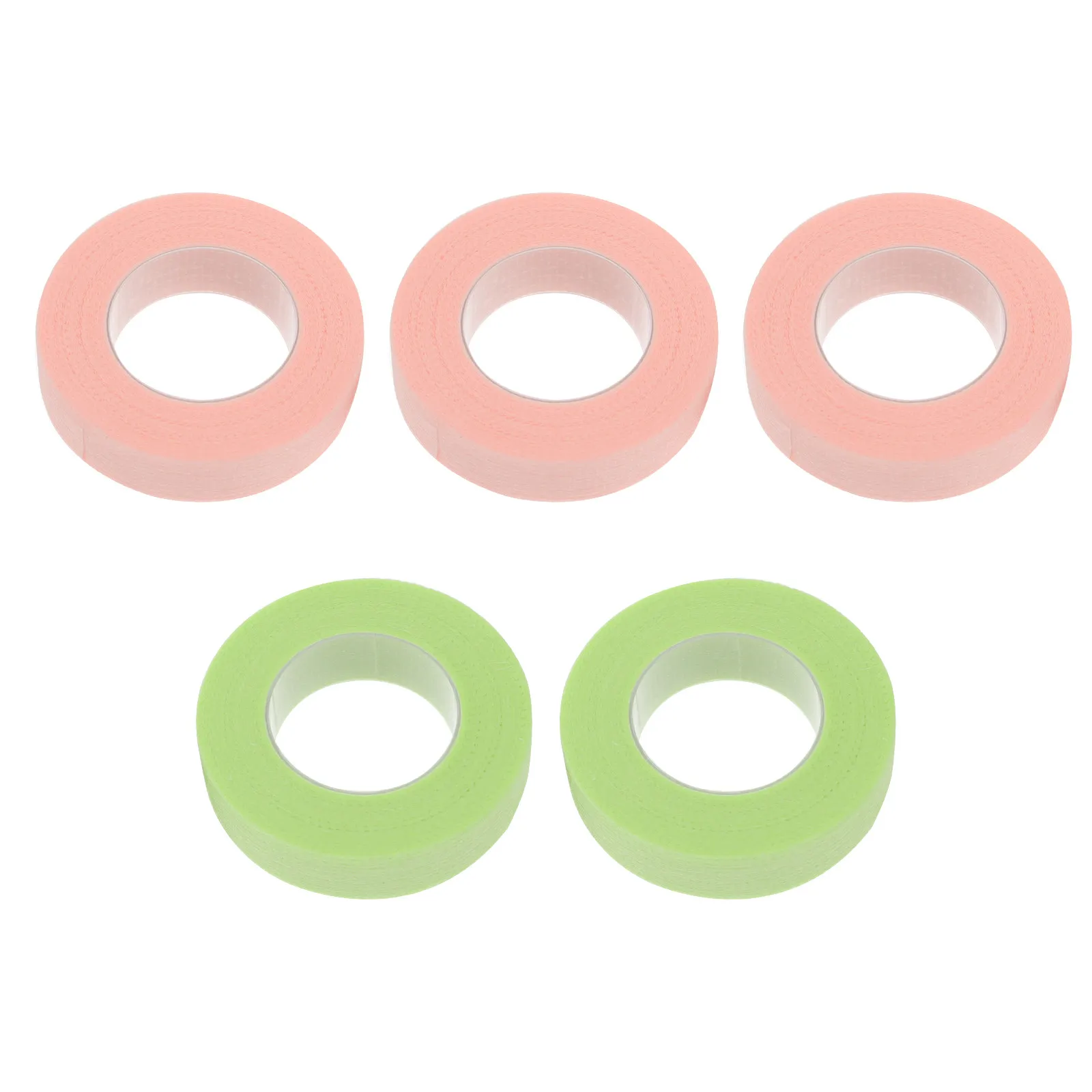 5 Rolls Premium Breathable Eyelash Extension Tape for Lash Isolation Gentle Skin-Friendly Elastic Adhesive Fabric Tape Eyelash