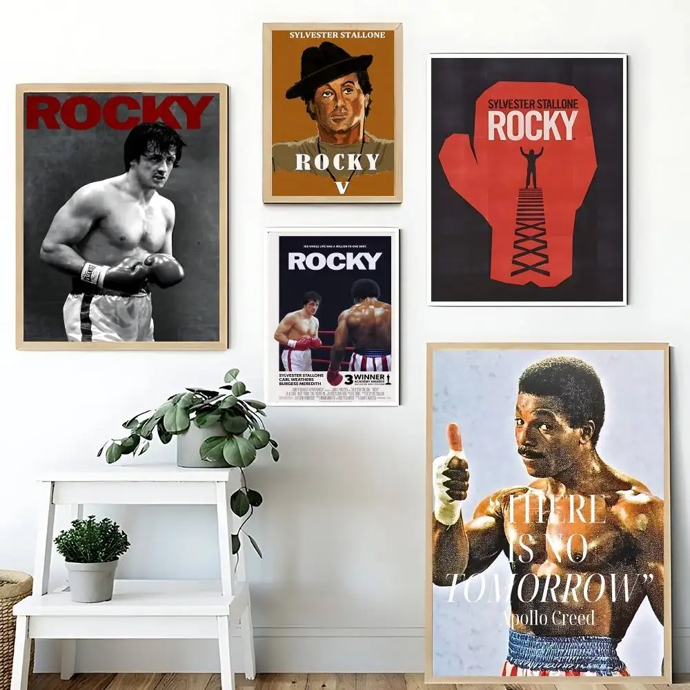 

R-RockyS Classic Movie Poster Good Quality Prints And Posters HD Quality Poster Wall Art Painting Study Home