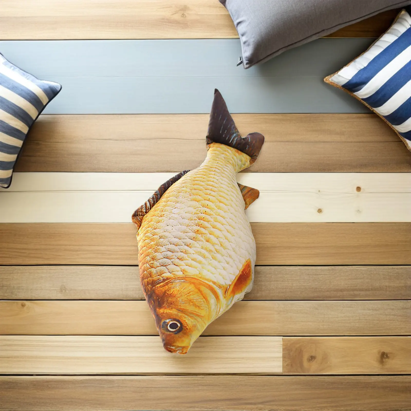 40Cm 3D Fish Throw Pillow Cute Aquatic Theme Decorative Cushion for Bedroom Office Sofa Xmas Gift Idea Carp Pillow view 5