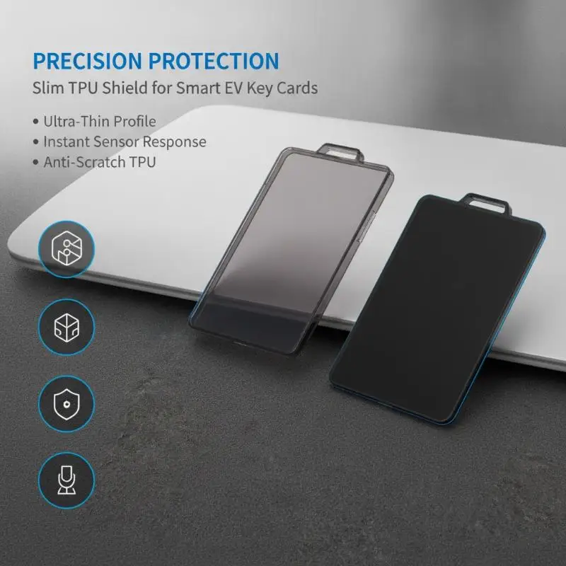 1PCS TPU Car Card Key Case Universal NFC Smart Card Protective Cover Shockproof Dustproof Scratch Resistant For Auto Key Card