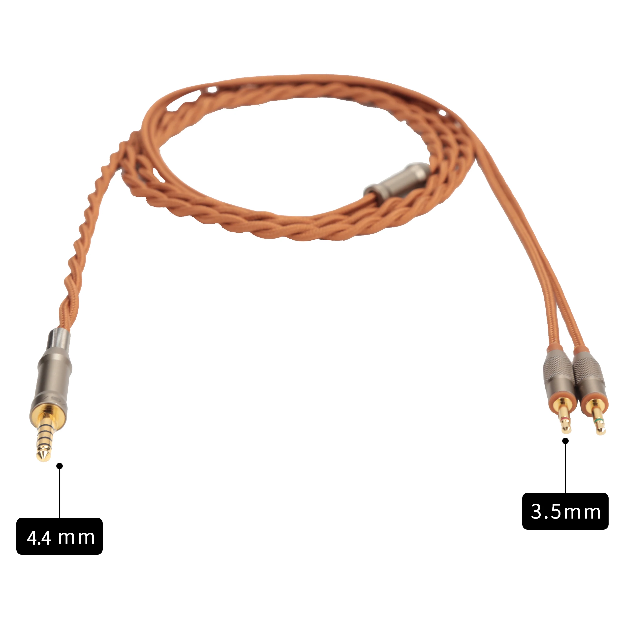 SIVGA Dual 3.5mm Fêmea para 3.5mm/4.4mm Jack Substituição Cabo de Áudio para Fone de Ouvido 16mm Material TPU para LUAN/ANSER/SV023