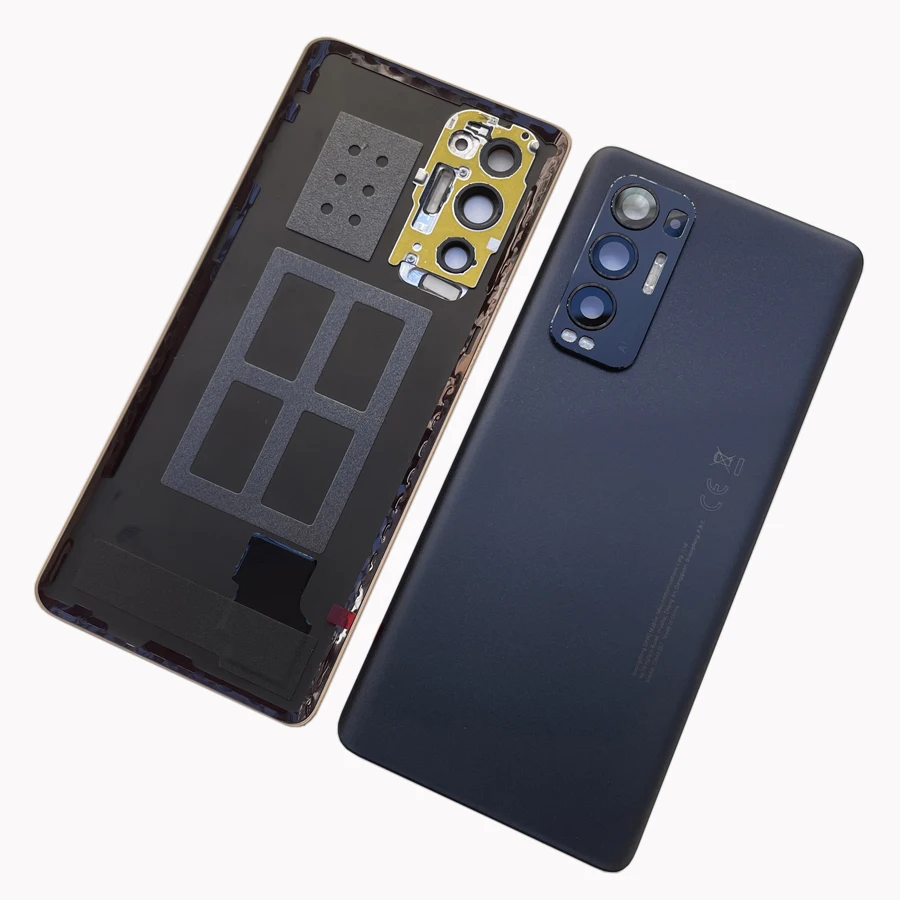 A+++ New Glass For OPPO Find X3 Neo 5G CPH2207 Back Battery Cover Door Rear Case With Camera Glass Lens Repair Replacement