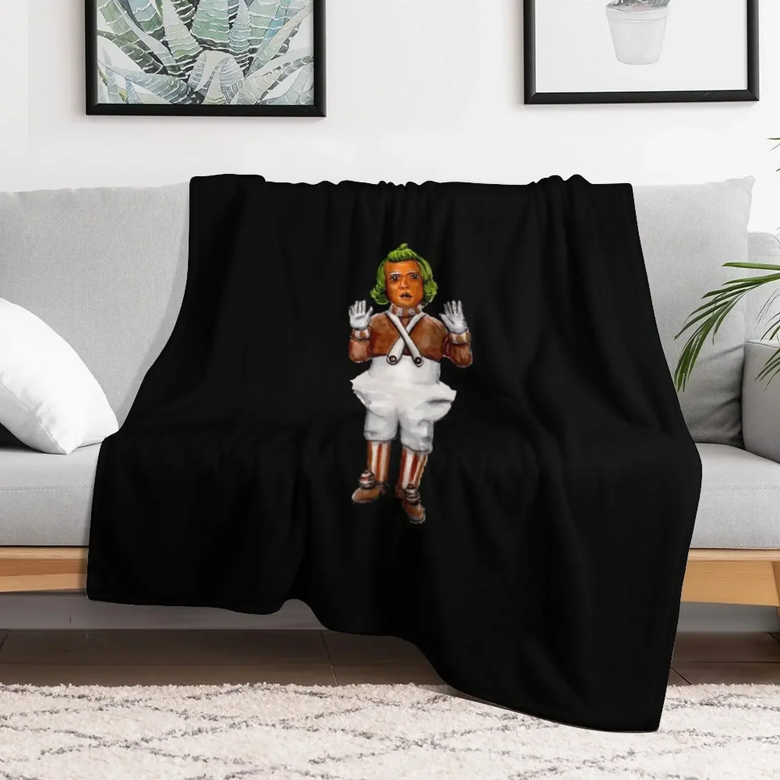 Oompa Loompa Doompity Doo Throw Blanket Single Decorative Beds Blankets