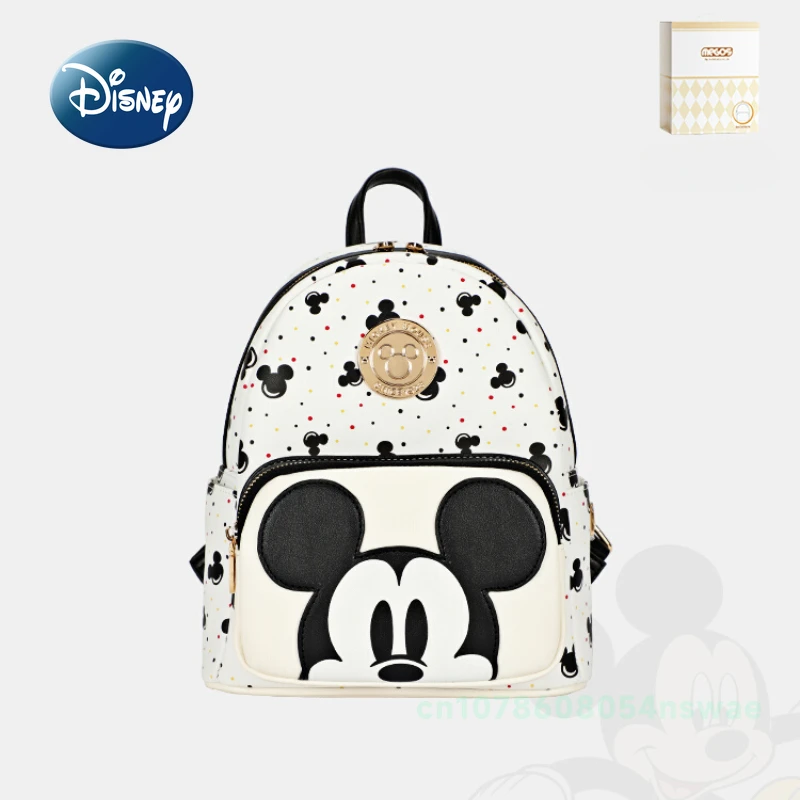 

Disney Mickey New Mini Backpack Luxury Brand Original Fashion Women's Backpack Cartoon Cute 3D Casual Backpack High Quality