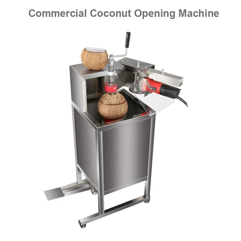 

Commercial Coconut Opening Machine Full-Automatic Fresh Coconut Hole Punching Opening Machine Green Young Coconut Opening Tool