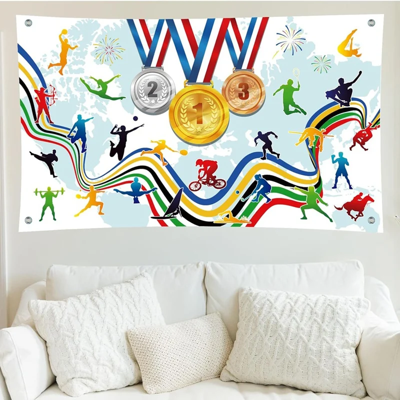 Sport dekorationen Banner gehen für Gold großen Sportplatz Zeichen Banner 70x43 Zoll Sport party Dekorationen für den Sommers port