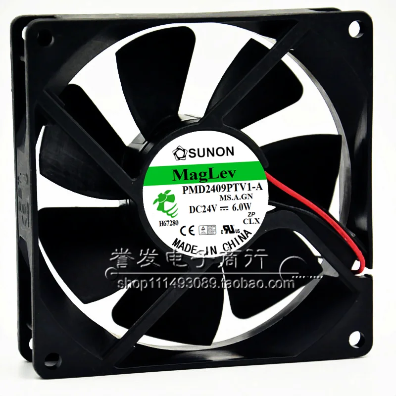 جديد الأصلي PMD2409PTV1-A DC24V 6.0 واط 9225 92x92x25 مللي متر مروحة التبريد المبرد