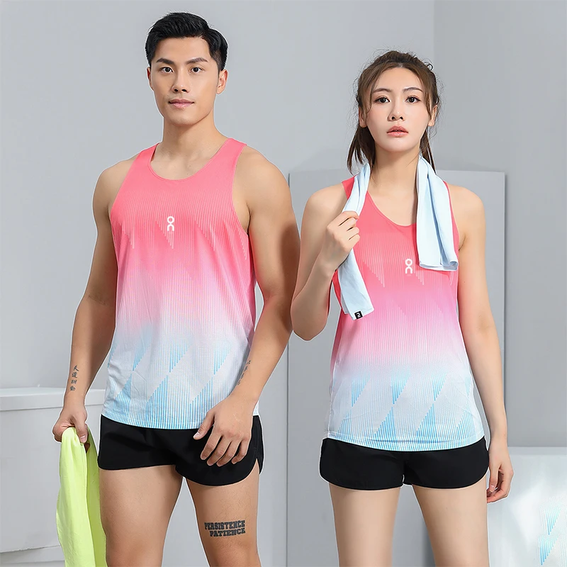 

Летняя спортивная майка-топ 2025 для бега, быстросохнущая, дышащая, для пар, для занятий спортом на открытом воздухе, мужская и женская, для фитнеса