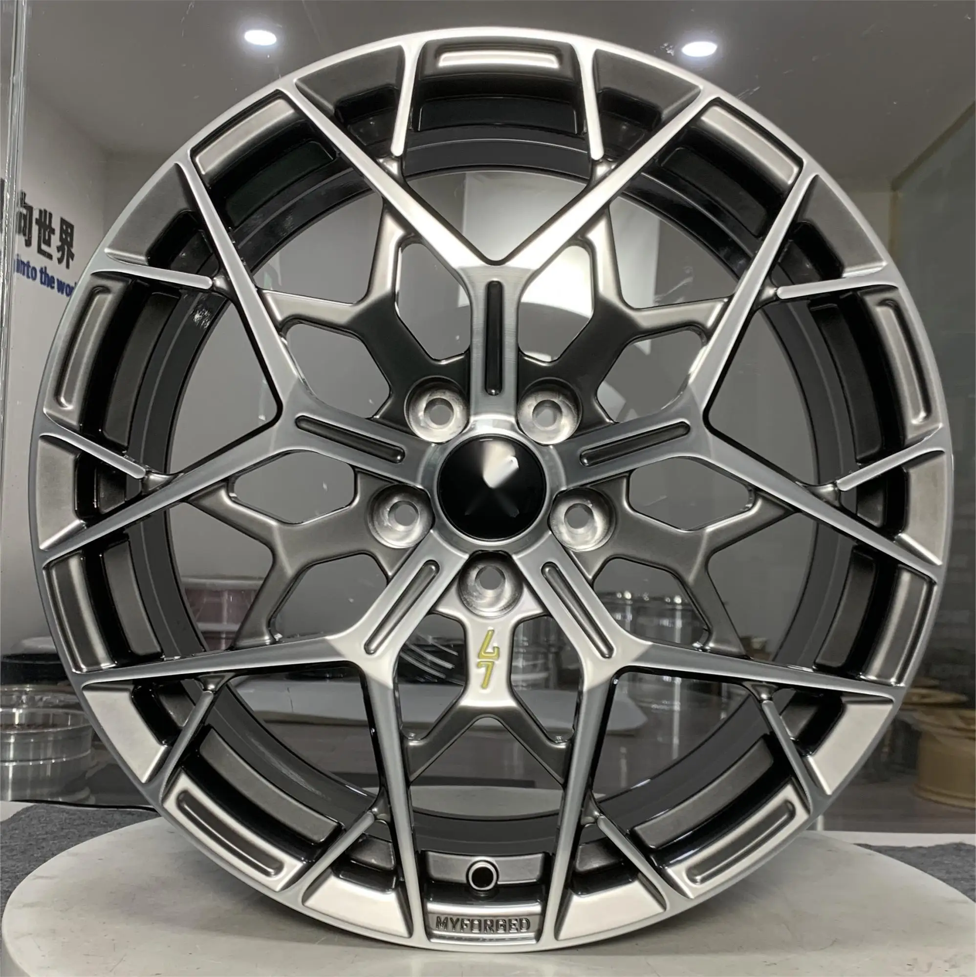 Professional Auto Felgen: Customized Forged Car Rims 17 18 19 20 21 22 inch, 5x120 Customized Alloy Car Rims Forged Wheels