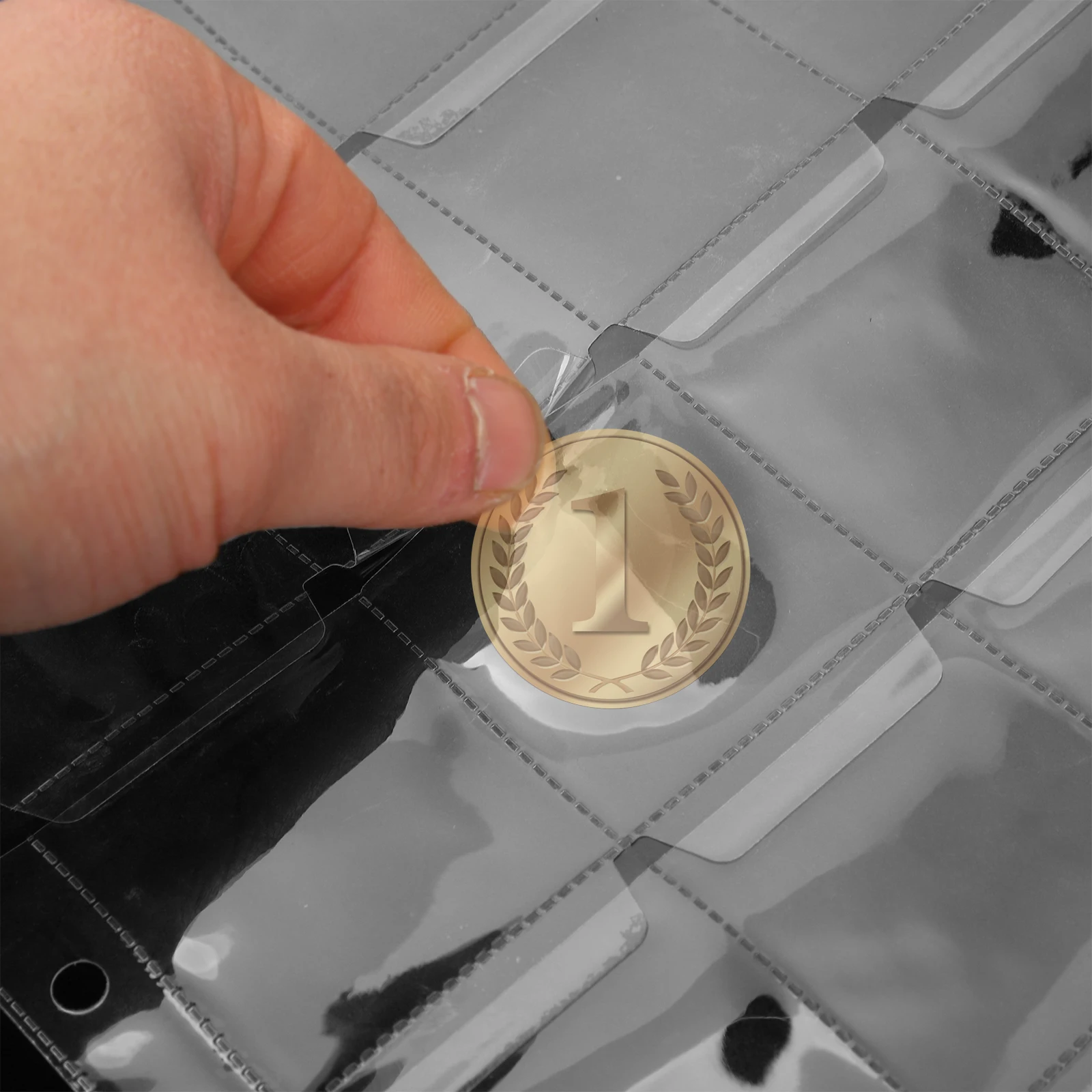 4pcs Binder Pages Holder For Albums Storage Pages For Collectibles Display Plastic Coin Sleeves Coin