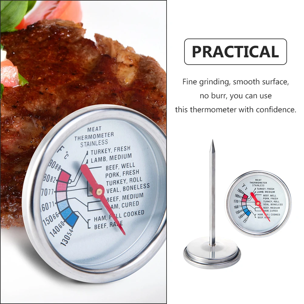 

Stainless Steel Thermometer for Cooking Steak Thermometer Steak BBQ Food Temperature Probe Home Appliances