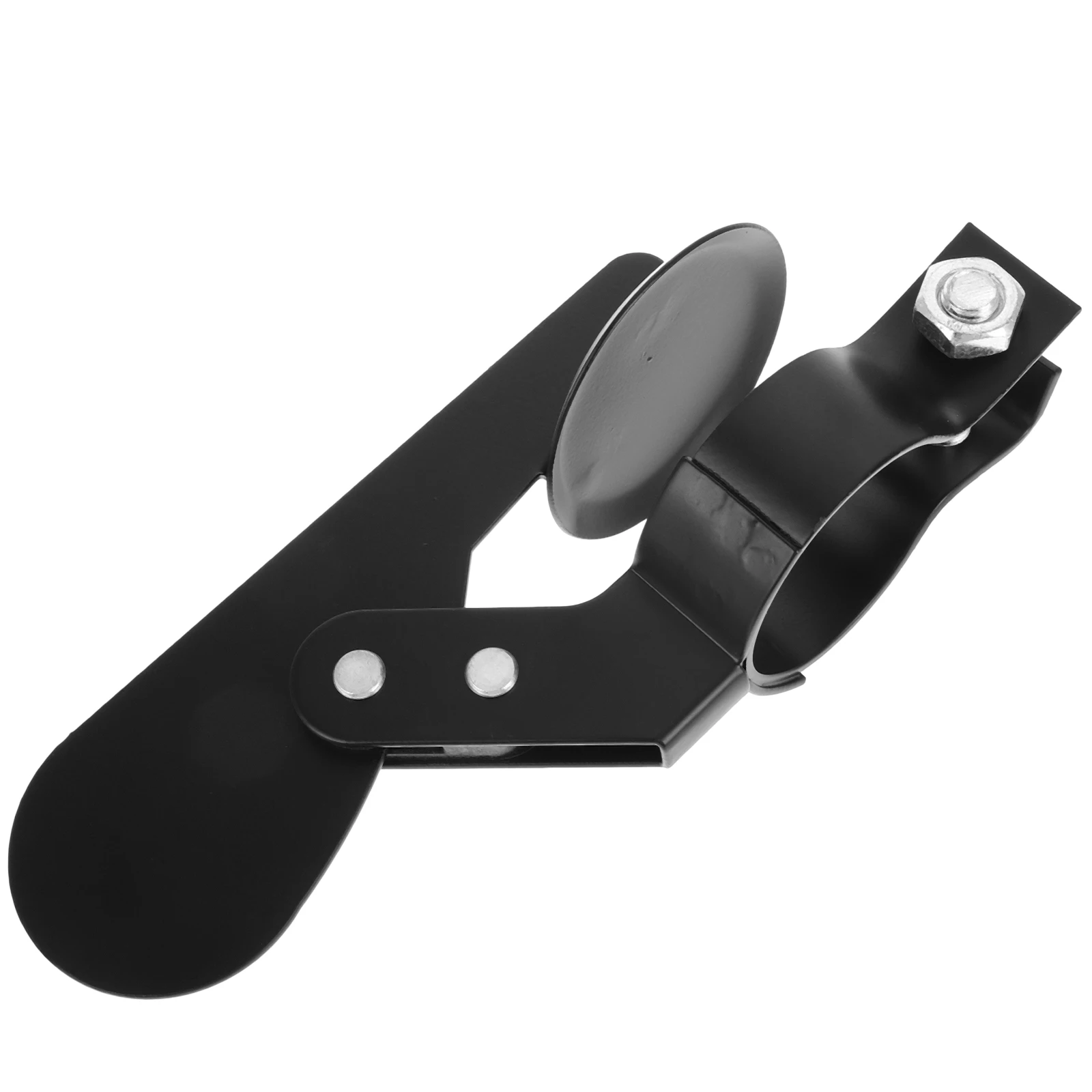 

Long H Rain Hat for Generator Exhaust Pipe Black Carbon Steel Cover Waterproof Tractor Flap Cap Rain Protection Reliable