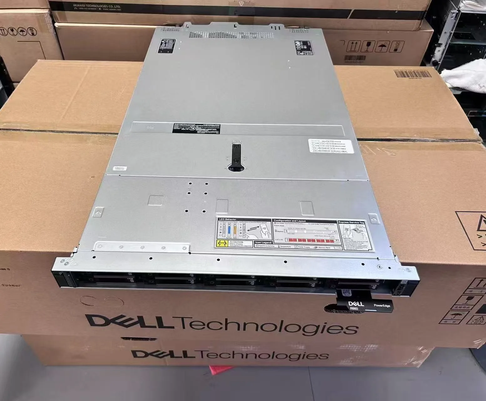 Servidor de rack Dells original de baixo preço Edge R660 1U