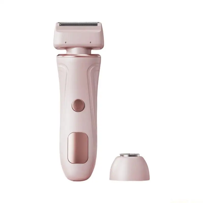 D0AB 2 in 1 Women Electric Shaver Double Head Trimmer for Women Waterproof