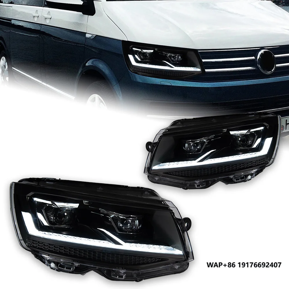 

AKD Car Styling Head Lamp for Multivan T6 Led Headlight Projector Lens Front Lights DRL Signal Automotive Accessory