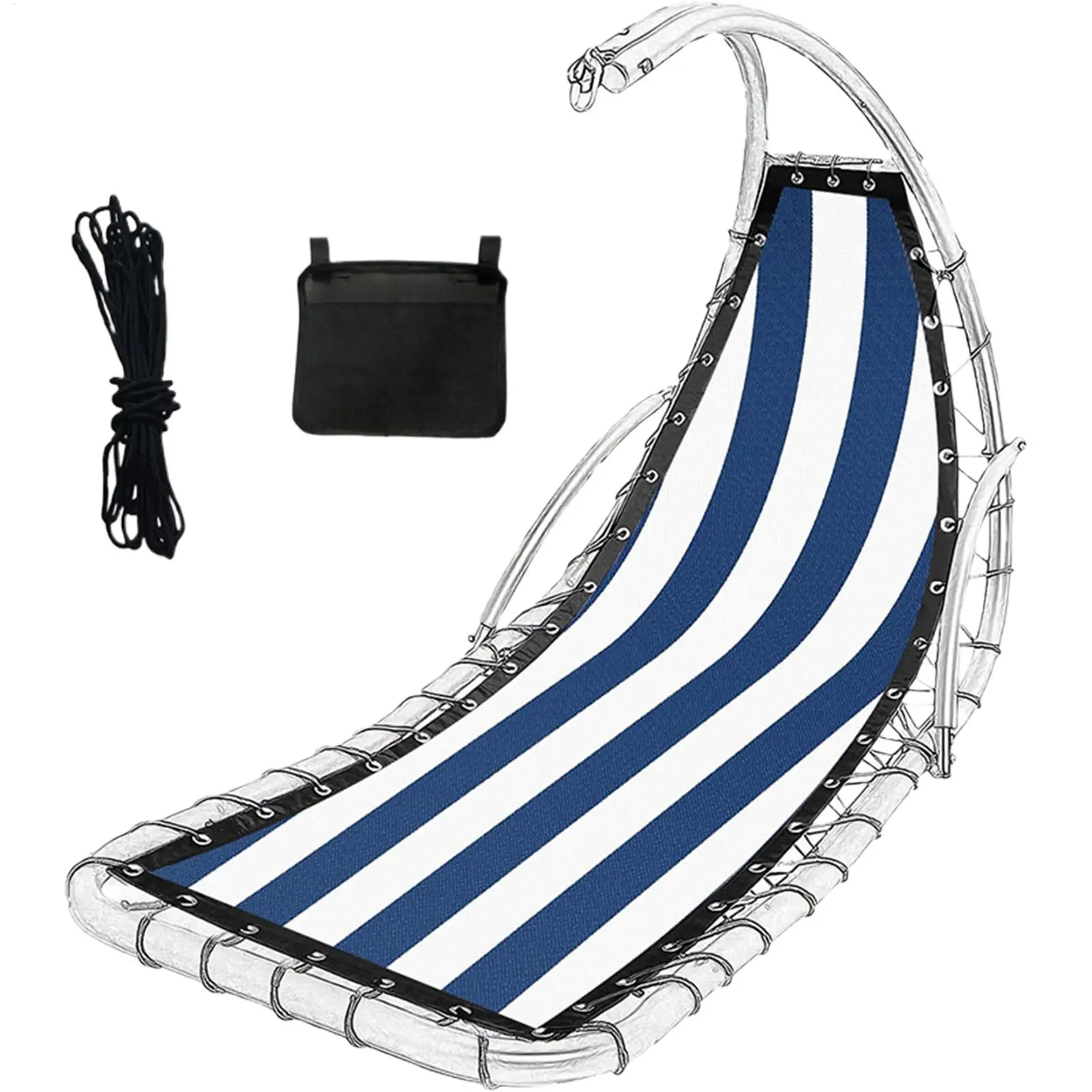 Swinging Chair Seat Cloth Thick Wear-Resistant Chaise Lounger Replacement Fabric For Outdoor Yard Camping Picnic Backyard Lawn