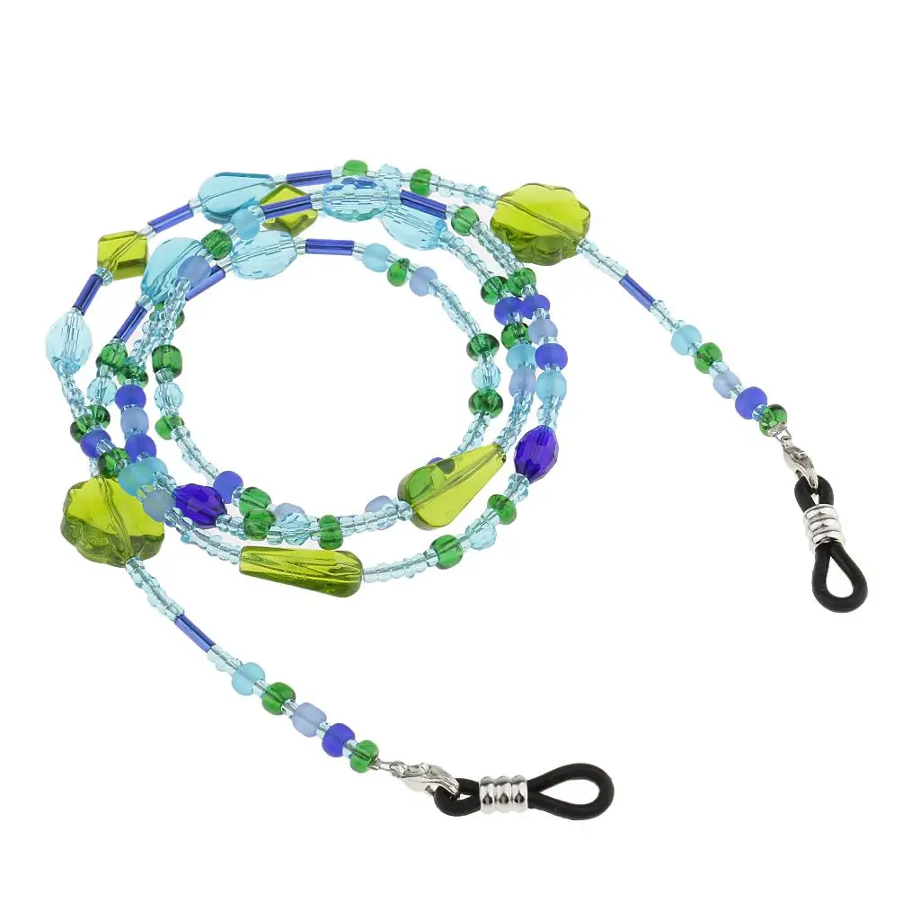 65cm Long Eyeglass Holder Necklace Sunglass Eye Glass Neck Strap Chain Lanyard Multi-Color