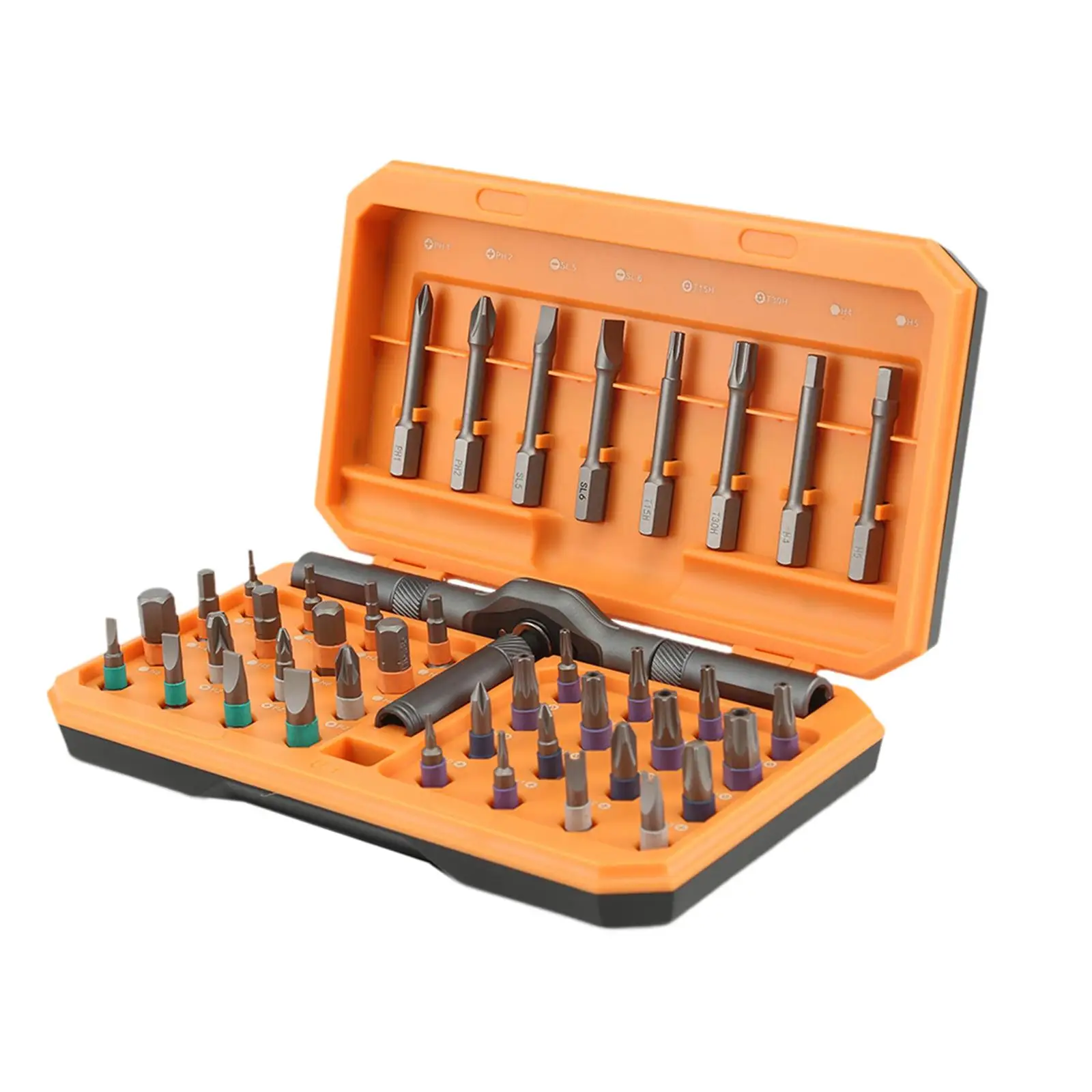 

42 in 1 Screwdriver Set Sturdy Practical,Precision Screwdriver Bit,Ratchet Screwdriver Set for Electronics Furniture Repair