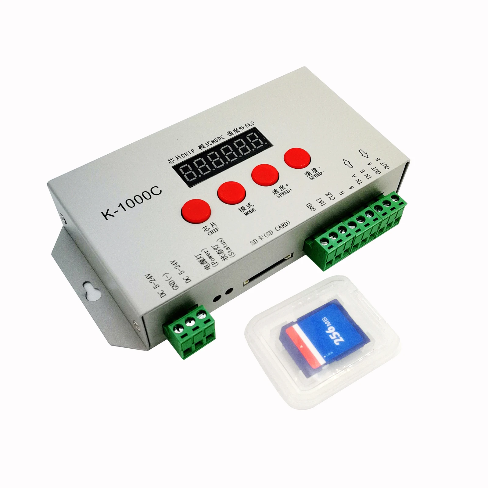 S-101 K-1000C K-4000 K-8000C T-790K led Pixel contorller SK6812 WS2812B WS2811 WS2818 WS2813 LED Pixels Program Controller