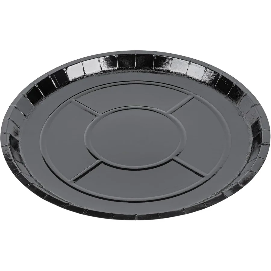 

Экологический пирог, 12-дюймовые бумажные лотки для пиццы, 50 круглых сковородок для пиццы, готовая черная бумажная кастрюля для микроволновой печи для индивидуальных личной пиццы