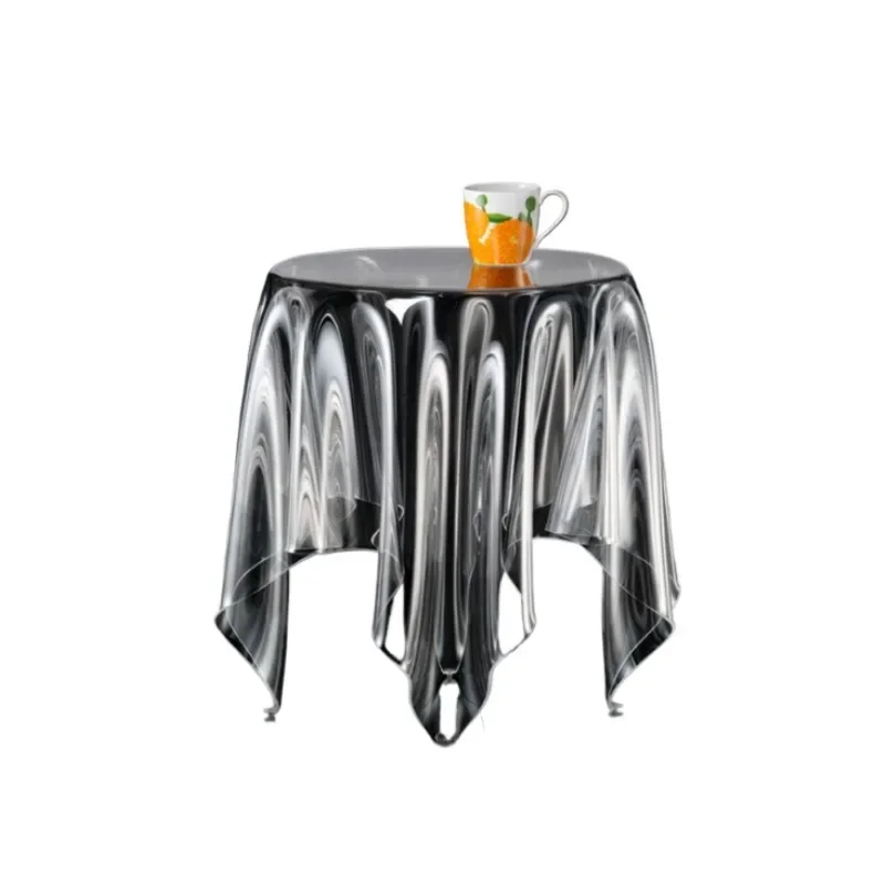 Crystal Clear Modern Cloth Table Acrylic Table Use