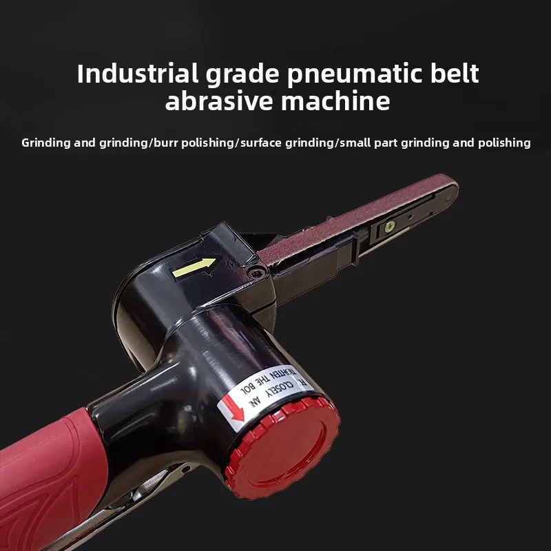 Pneumatic Belt Sander, Grinder, Polishing Machine, Handheld Ring Type, Industrial Grade 520*20 Pneumatic Tools