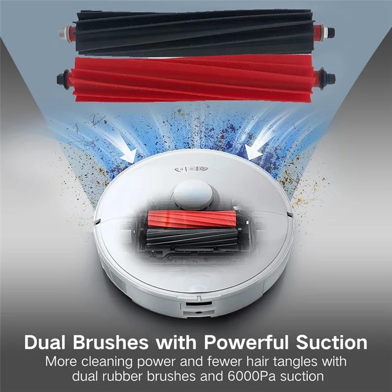 A76G-pour Roborock S8 Maxv Ultra G20s Robot aspirateur accessoires Double rouleau brosse filtre brosses latérales vadrouille sacs à poussière