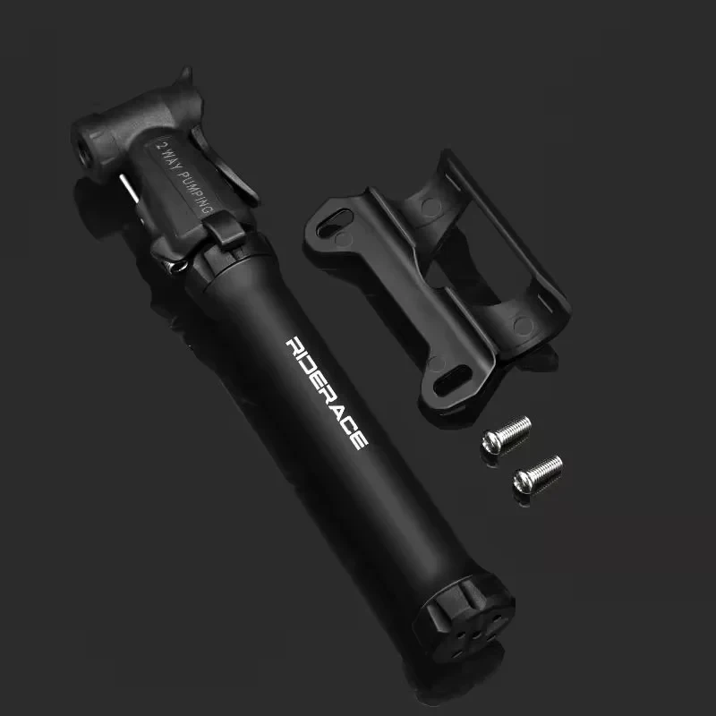 Bomba de Ar Portátil 2 em 1 para Bicicleta, Mini Inflador de Pneus para Válvulas Schrader e Presta, Bomba de Ar Leve para MTB e Bicicletas de Estrada