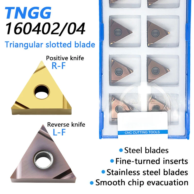 Feinbearbeitungs-Drehmeißel für Außendrehungen CNC-Drehmaschine TNGG160402R TNGG160404R TNGG160402L TNGG160404L zur Bearbeitung von Edelstahl oder Stahl – Detail 1