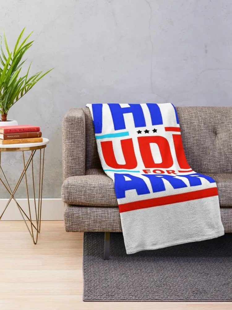 White Dudes For Harris, Funny Kamala Harris 2024 For President Throw Blanket Picnic Decorative Sofa Sofa Throw Blankets