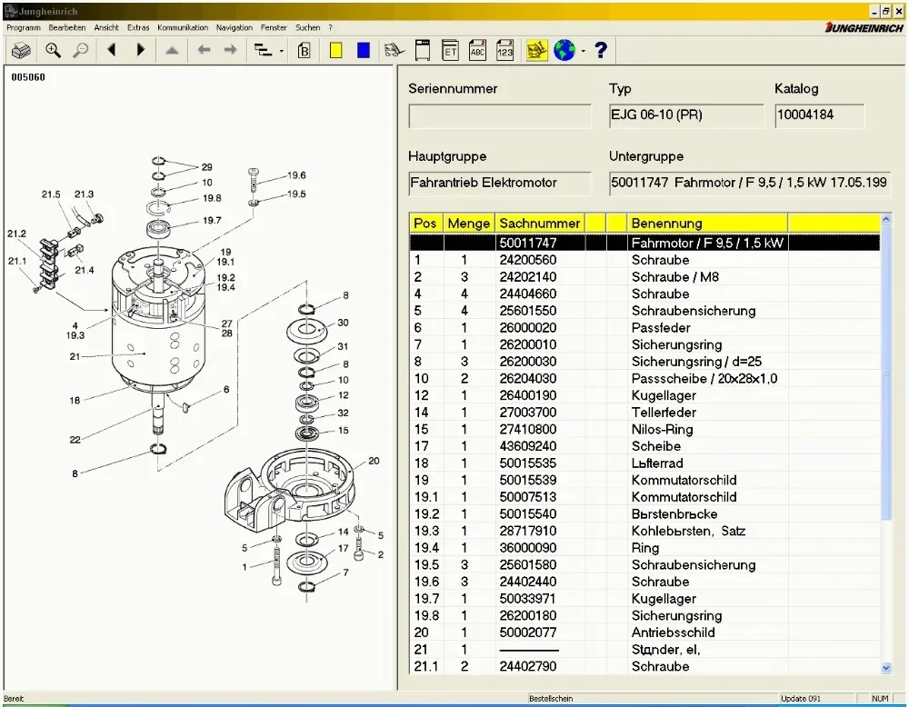 Jungheinrich ForkLifts ET Parts + SH Repair +Judit 4 (4.36)+unexpired Patch+New 4.36 Keygen