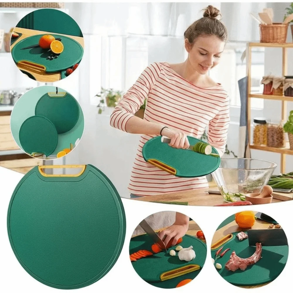 Antibacterial Plastic Cutting Board Non Slip BPA-Free Vegetable Cutting Board Anti-mildew Food Grade Meat Chopping Board Kitchen