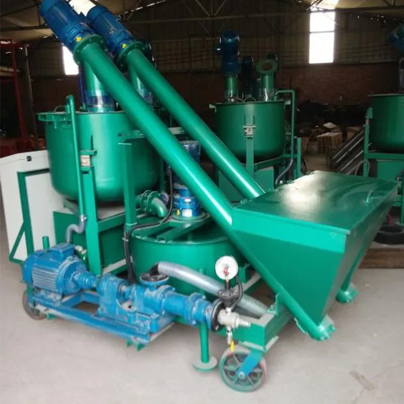 Highway bridge prestressed grouting table, automatic feeding and mixing integrated grouting equipment Intelligent grouting