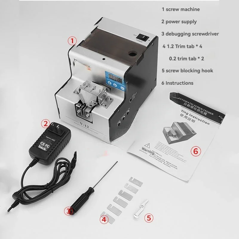 Full Automatic Screw Counting Machine 1.0-5.0mm Adjustable Track  Feeder Screw Arrangement Conveyor