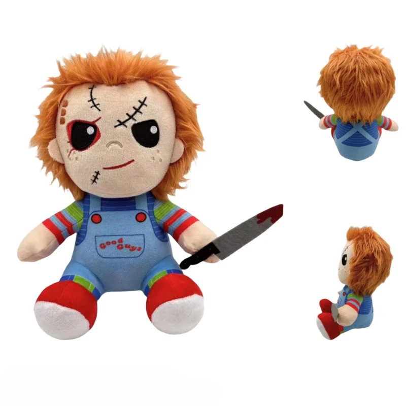 Chucky Tiffany Valentine Plush Toy Stuffed Doll Kt Hello Kitty Plushie 23cm Kawaii Boys Girls Halloween Christmas Birthday Gifts