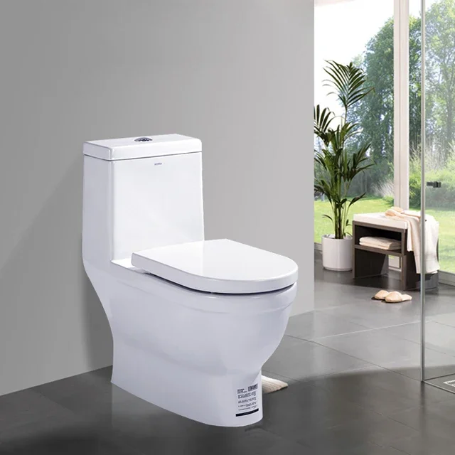 Bathroom Toilet,Sanitary Ware Bathroom New One Piece S-trap Sets Toilet Seat Ceramic