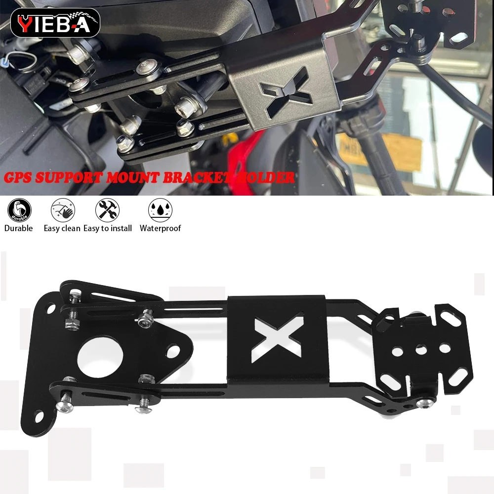 

Motorcycle Aluminium Navigation GPS Support Mount Bracket Holder For Ducati DESERTX 2022 2023 Desert X 2024 Utility GPS Mount