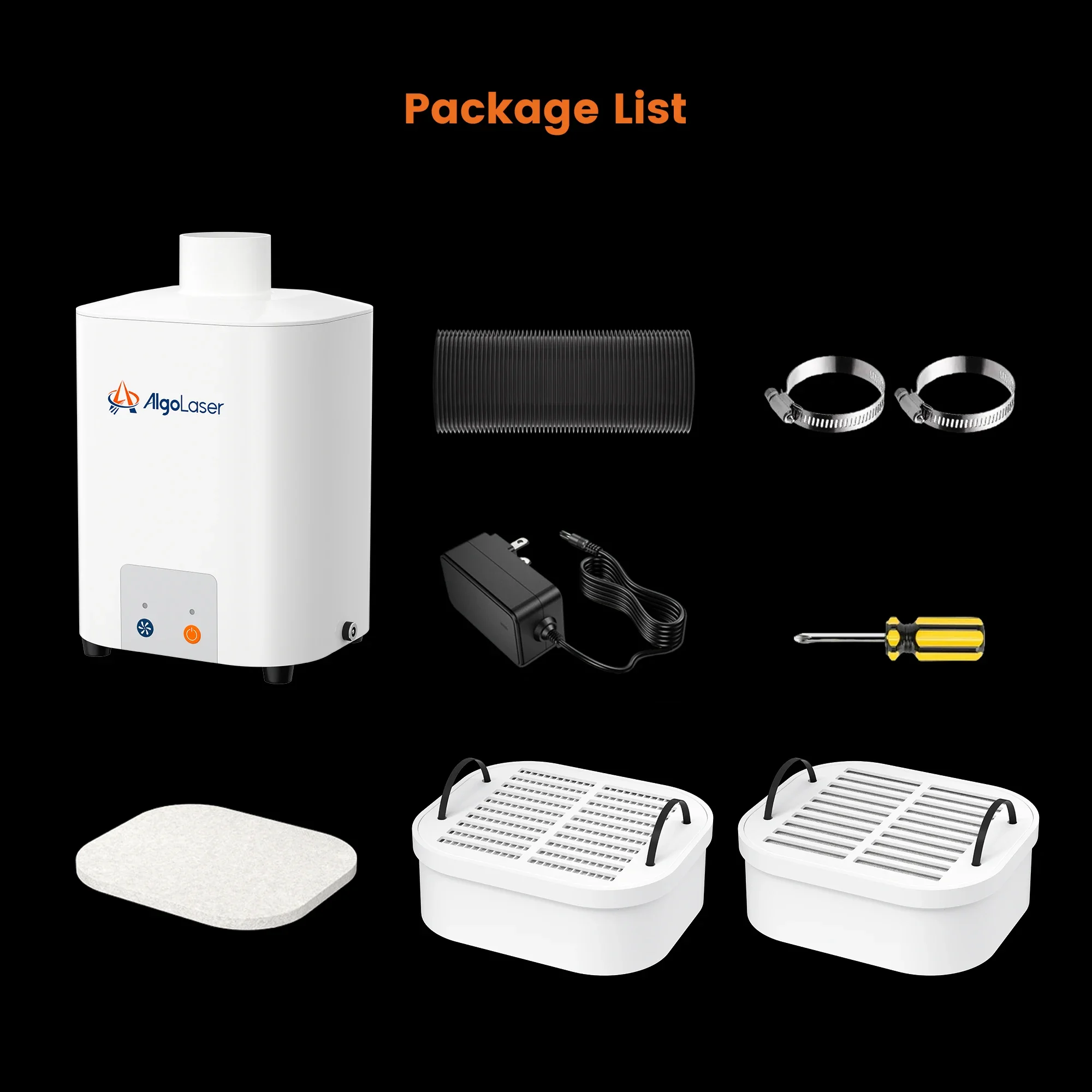 AlgoLaser Laser PIXI Desktop Smoke Purifier Cleaner Smoke HEPA Filter Efficient Purifying Air Compatible Work With PIXI Laser