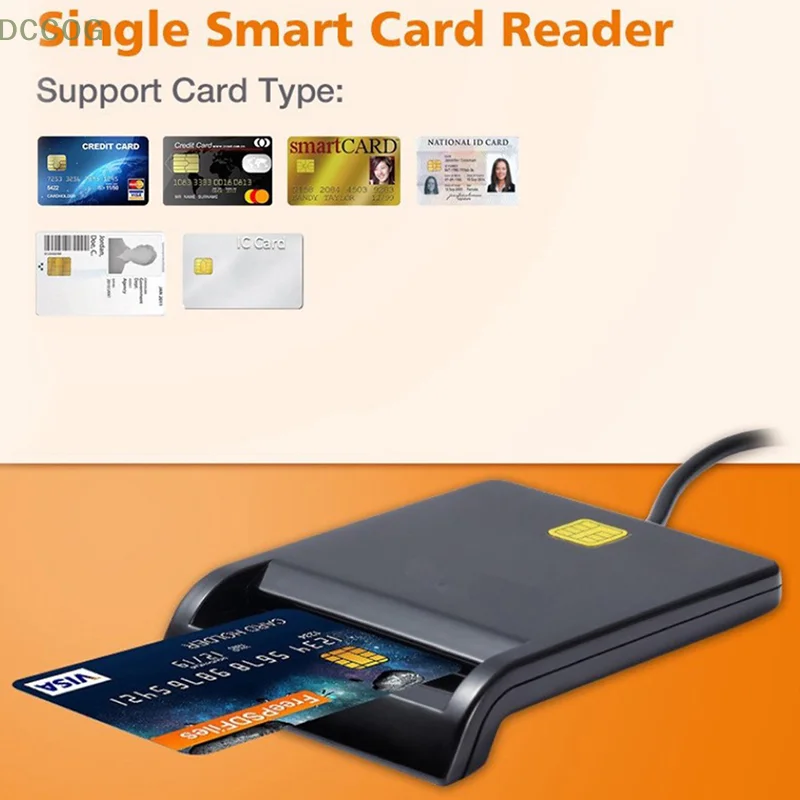 Lettore di Smart Card USB micro SD/TF memory ID Bank elettronico DNIE dni citizen sim cloner connettore adattatore lettore di schede Id