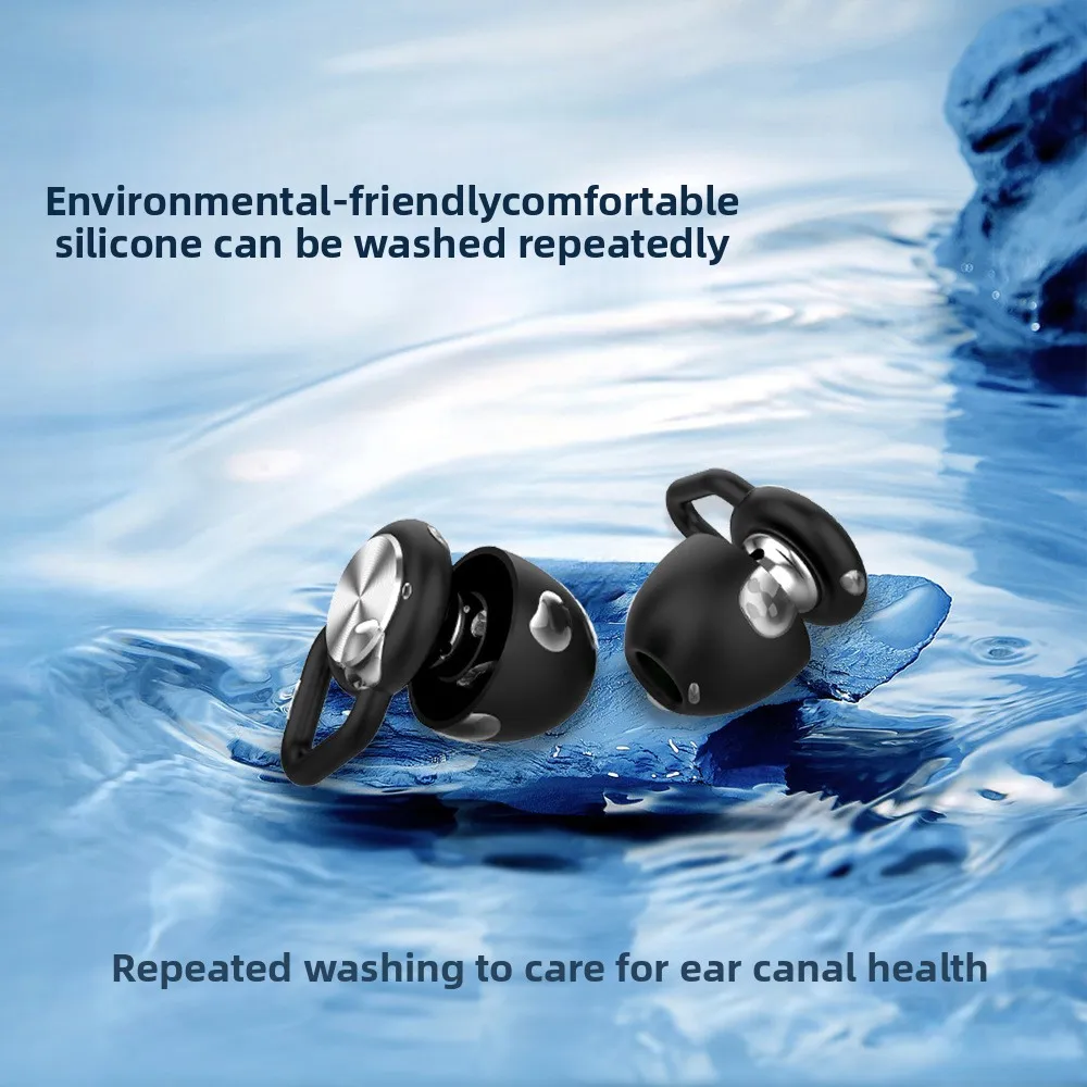 منتجات تقليل الضوضاء وعزل الصوت، سدادات أذن قوية عازلة للصوت للنوم، صامتة، مضادة للضوضاء، نوم مريح #3