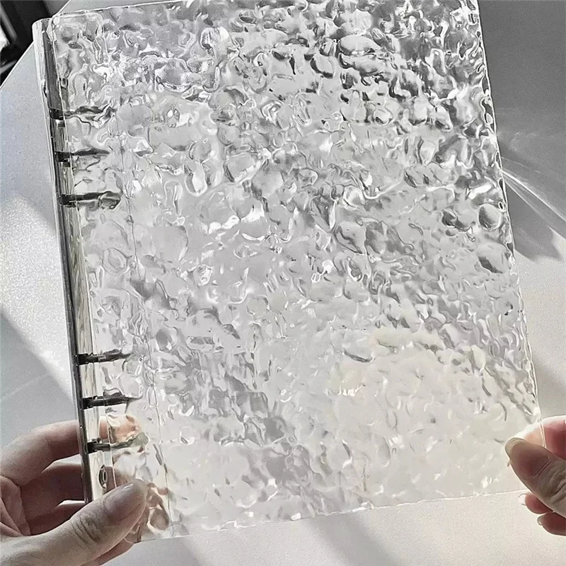 

A5 Acrylic Transparent Shell Loose-Leaf Photo Album 6 Hole Acrylic Album Binder Photocard Binder