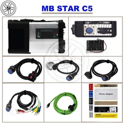 High quality MB STAR C5 for Benz obd2 connectors SD C5 and 2023/03 Software SSD car diagnostic tools SD C5 supports WIFI