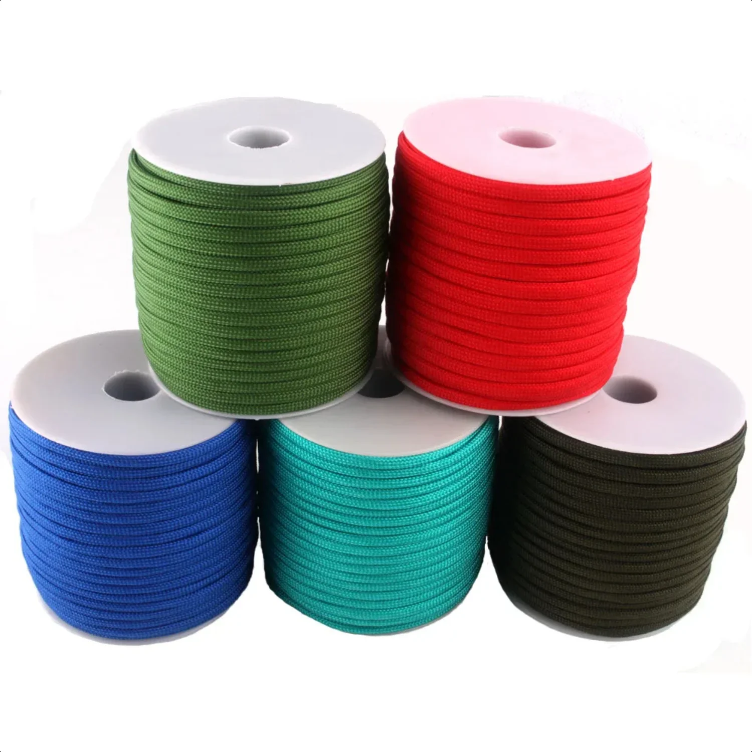 100FT/Spools Paracord 550 7 Stand Rope Outdoor Camping Survival 4mm Parachute Cord  Jewelry Making Wholesale