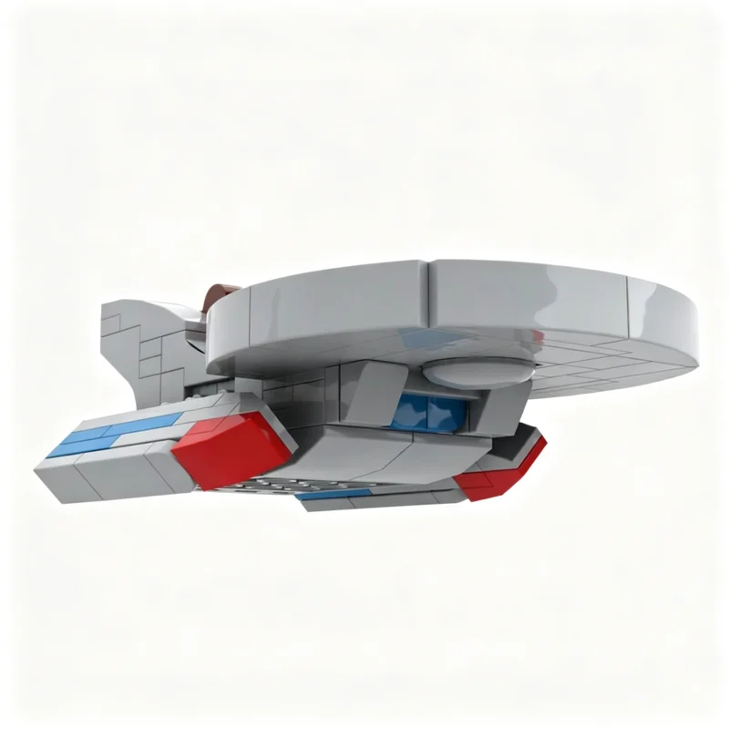 127pcs MOC Uss Winterprise Star Trek Christmas Diy Building Blocks Assembly Collector Model Edition Manual Toy Gift For Makers - view 5