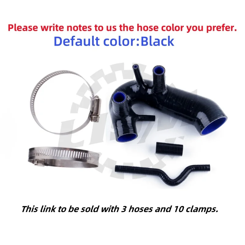 For Audi A4 1.8T 1994-2005 / VW Passat B5 B6 1998-2005 Turbo Induction Hoses Intake Tubes Kit Silicone Piping 3Pcs 4PLY