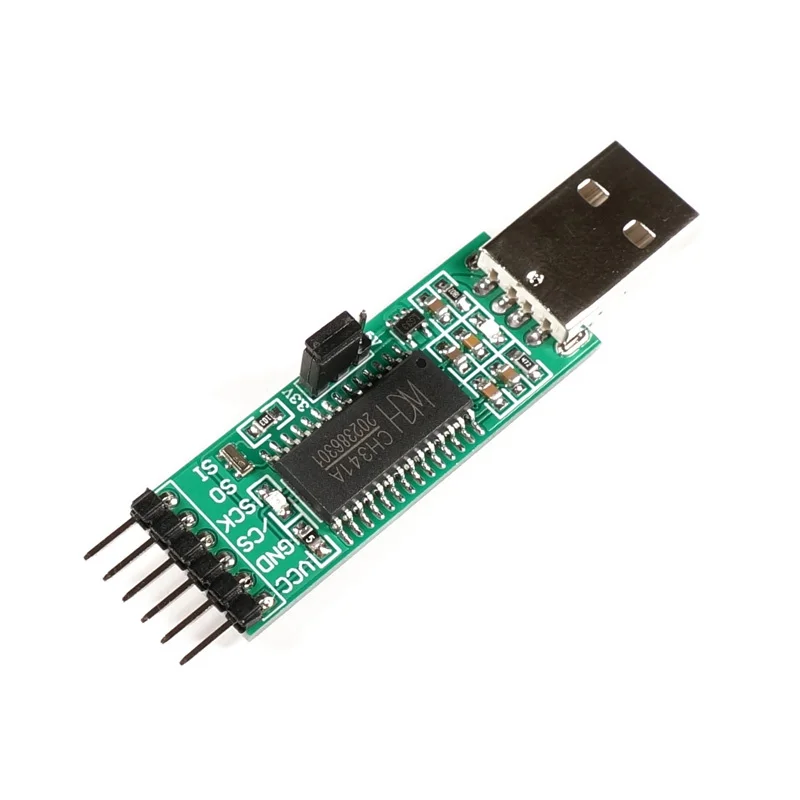 CH341A مبرمج USB إلى SPI وحدة مجلس تطوير المنفذ التسلسلي 25 رقاقة فلاش حرق تنزيل